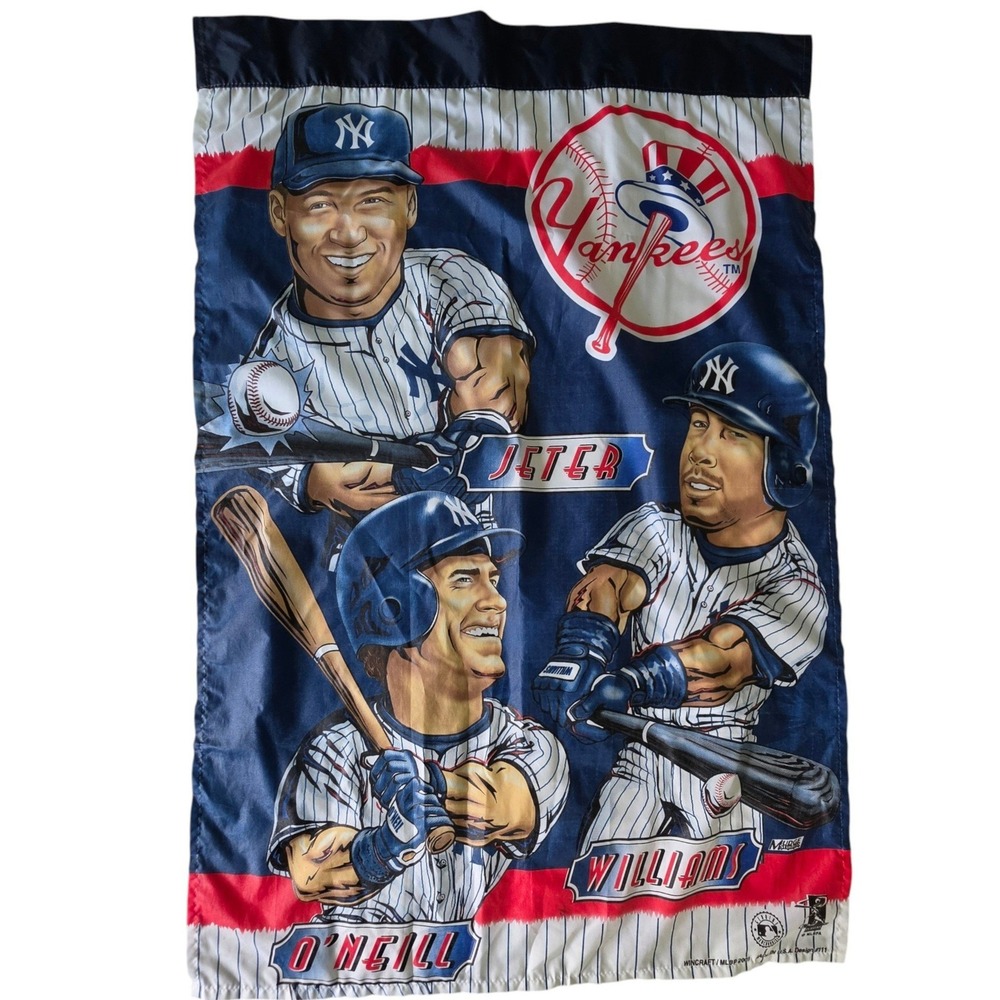 Wincraft New York Yankees Garden Flag Jeter Williams O'Neill 2001 40x27 Banner